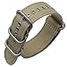 22mm Khaki Deluxe Premium Nato Style Sturdy Exotic Soft Canvas Sport Men's Wrist Watch Band Wristband