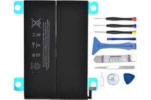 Pinsinholy A1512 A1489 Battery Compatible with iPad mini 2 A1489 A1490 A1491 & iPad mini 3 A1599 A1600 A1601 with Installation Tools 3.75V 6471mAh 24.3Whr