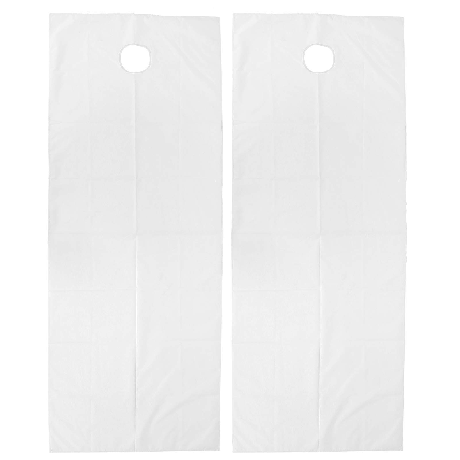 2pcs Beauty Salon Bed Sheets, Breathable Oil Resistant Waterproof SPA Massage Table Cover with a Hole, Beauty Salon Bed Sheets for Sauna Hotel Massage(White)