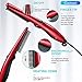 Beard Straightener Brush Comb for Men, Ergonomic Beard Brush Straightening Electric, Beard Heated Brush Hot Comb, Beard Hair Iron Straightener Comb Styling Brush