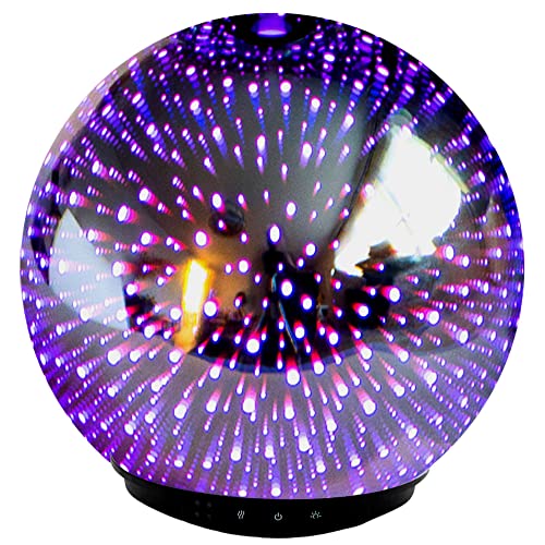 Aroma Outfitters 3D Galaxy Ultrasonic Glass Aromatherapy Diffusers