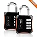 Tacklife HCL3B Padlocks, Heavy Duty 4-Digit Re-settable Combination Codes Locks, Luggage Locks for Gym, Indoor, School or Sports Locker, Toolbox, Fence Daily Use(2 Packs)