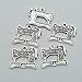 Sewing Charms Collection-100g About (60-65pcs) Antique Silver Craft Supplies Sewing Charms Pendants for Crafting, Jewelry Findings Making Accessory for DIY Necklace Bracelet (M003)