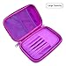 SOOCUTE Elegant Fox Hardtop Pencil Holder Cute EVA Pencil Case with Big Capacity for Kids (Purple)