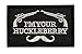 I'm Your Huckleberry Funny Tactical Morale Badge Hook & Loop Patch-Black