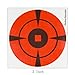 PhotonDynamic Reactive Target Stickers Bullseye Targets for Shooting-High Visibility Impact&Premium Self-Adhesive Gun Targets for BB Guns-Pellet Guns-Airsoft Guns（3 Inch and 4 Inch）