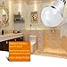 Aukora 9W Motion Sensor Light Bulbs - E26/E27 Motion Activated Led Dusk to Dawn Lights Bulbs Outdoor/Indoor Night Light for Porch Garage Basement Hallway Closet (Warm White, 2 Pack)