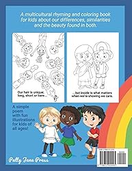 A Rainbow of Friends Coloring Book: A Multicultural