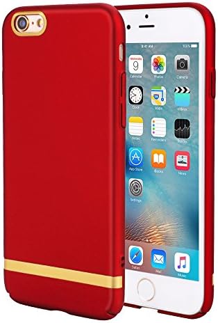 iPhone 6 Case, iPhone 6s Case, Ultra Slim Anti-Scratch Protective Phone Cover Case for Apple iPhone 6/6s (4.7" Wine Red)