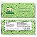 Twins Two Peas in a Pod Caucasian - Baby Shower or Birthday Party Candy Bar Wrappers Party Favors - Set of 24
