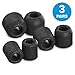 Comply Isolation Plus T-100 Memory Foam Earphone Tips for Etymotic, Klipsch, Shure, Westone & More, Noise Cancelling Soft Replacement Earbud Tips, Secure Fit (S/M/L, 3 Pairs)