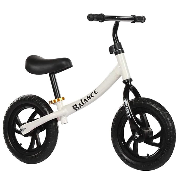 Laufräder 32cm (12 Zoll) Balance Bikes - Kleinkind-Mädchen-Sport-Traning-Fahrrad, Alter 18 Monate bis 5 Jahre, Schwarz/Rosa/W
