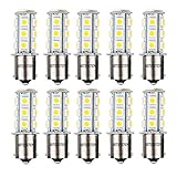 HOTSYSTEM 1156 7506 1003 1141 LED SMD 18 LED Bulbs Interior RV Camper Warm White 10-pack
