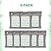 Comfy mee Activated Bamboo Charcoal Deodorizer Bags, Oder Absorber Eliminator, Natural Air Purifying Fresheners,Moisture Remove for Home, Car, Closet, Bathroom (8 Pack, 200g Each)