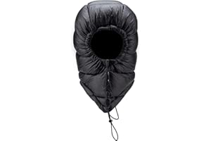 Naturehike Winter Down Hood for Water Resistant Windproof Warm Down Cap for Hiking Skiing Cycling (Black)