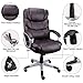Ergonomic Office Chair, Becozier Mesh Desk Task Chair with Lumbar Support and Super-Thick Mesh Seat-Cushion, Adjustable Head & 3D Flip-up Arms, Swivel Task Chair for Office Conference Room