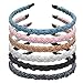 ANBALA Headbands for Women, 6 Pack Fashion Crystal Beaded Headbands Rhinestone Headbands Hair Accessories for Women Hair Hoop Hairbands Headwear