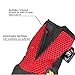 Dog Boots for Summer, Waterproof Pet Mesh Shoes , Breathable Dog Shoes Paw Protectors with Reflective Velcro and Rugged Anti-Slip Sole (8, Red)