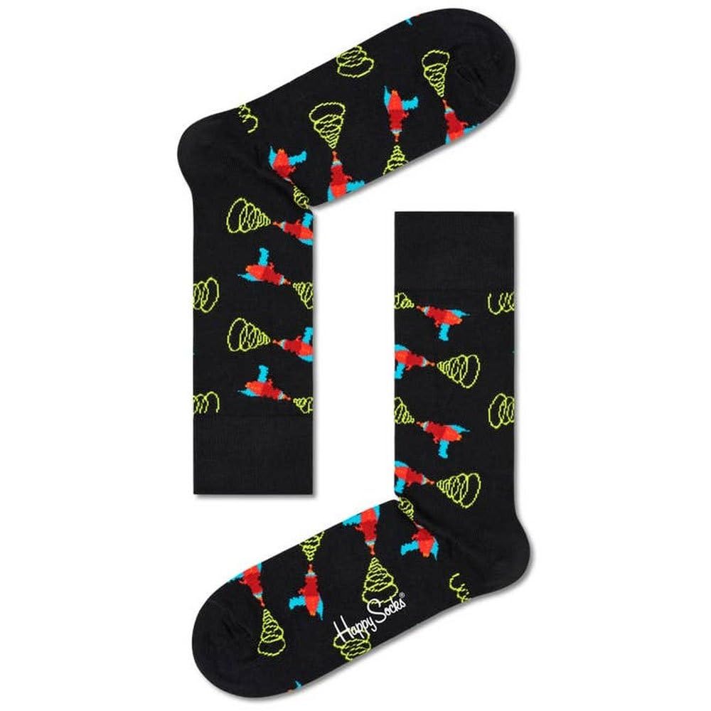 Happy Socks - Crew Socks (Size L) ~ Lazer Quest