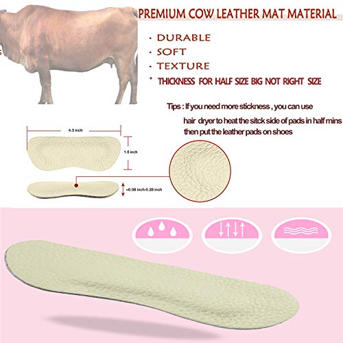 Heel Cushion Inserts (5 Pairs: 10 Pieces) - Ball of Foot Cushions -Shoe Inserts -heel pads- Metatarsal Pads for Women- High Heel Inserts for Women -shoes too big - for Pain Relief from Neuroma, Bunion