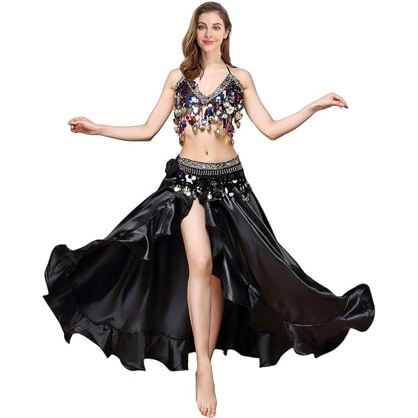 Amazon.com: ORIDOOR Women's Belly Dance Dress Belly Dance Crop Top