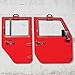 Sunluway Door Hanger Removable Wall-Mounted Door Storage Rack Bracket Fit for 1956-2020 Jeep Wrangler CJ YJ TJ LJ JK JKU JL JLU & 2021 Jeep Gladiator JT (Set of 4 Hangers)