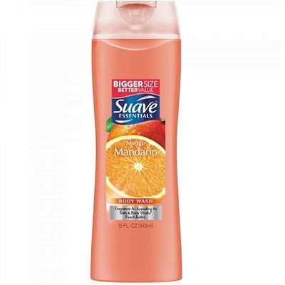Suave Naturals Body Wash, Mango Mandarin 15 oz ( Pack of 3)