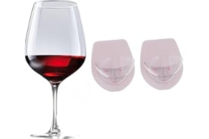 2-Pack Bathtub Wine Glass Holder, No-Drill Shower Wall Mount with Strong Suction for Beer & Wine