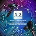 SimpTronic True Wireless Earbuds Bluetooth 5.0 Headphones in-Ear TWS Mini Headset for Sport Deep Bass Stereo Earphones HD Sound Waterproof Noise Cancelling Mic 30 Hours Playtime Black