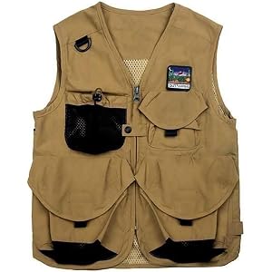 TOLLION Kids Lightweight Summer Vest – Casual Outdoor Travel Hiking & Fishing Vest