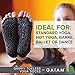 Gaiam Grippy Toeless Yoga Socks, Small/Medium, Heather Greythumb 4
