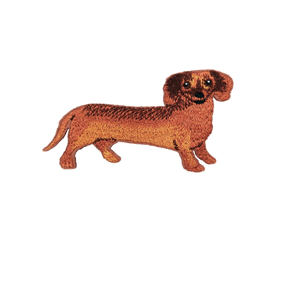 Dachshund Sausage Sherpage Dog Embroidered Iron On Patch