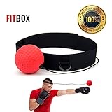 Boxing Trainer Reflex Ball - Perfect For Improving Hand Eye Coordination, Punching Accuracy and Reflexes. Headband Fits All, Training Equipment Great For Boxing, MMA, and Other Combat Sports