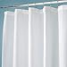 InterDesign 96-Inch Carlton Spa Long Shower Curtain, White