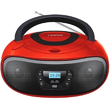 LONPOO Stereoanlage Kompaktanlage Mit CD, 40W Hi-Fi Anlage