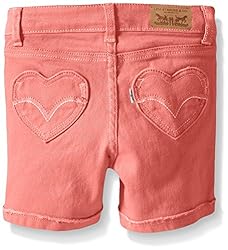 Levi's Girls' Denim Shorty Shorts