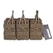 OneTigris MOLLE Triple Pouch DD07 (Brown)