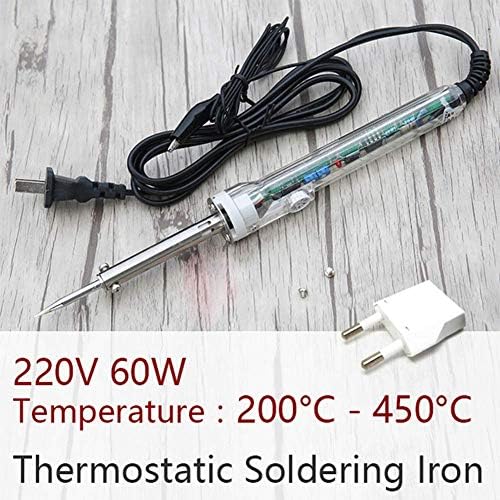 DIY Leather Pure Copper Hot Edge Grinding Edge Line Edger Brass Edge Banding Trimmer Adjustable Temperature Electric Soldering Iron, Soldering Iron