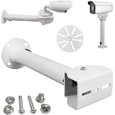 compcctv CCTV Security Camera Mount Bracket, Adjustable Universal Wall Mount for CCTV, Dome, IP Camera - 7.8in