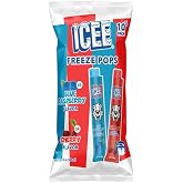 ICEE Freeze Pops &ndash; Blue Raspberry &amp; Cherry Variety, 10 Pack | Vegan, Freeze-at-Home Ice Pops | Classic ICEE Flavors | Fun Snack for Kids &amp; Adults
