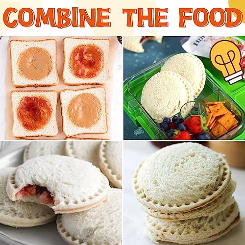 MUMSUNG Sandwich Cutter and Sealer for Kids, DIY Decruster Pocket