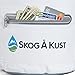 Skog Å Kust DrySåk Waterproof Floating Dry Bag with Exterior Zippered Pocket | for Kayaking, Rafting, Boating, Swimming, Camping, Hiking, Beach, Fishing | 20L White