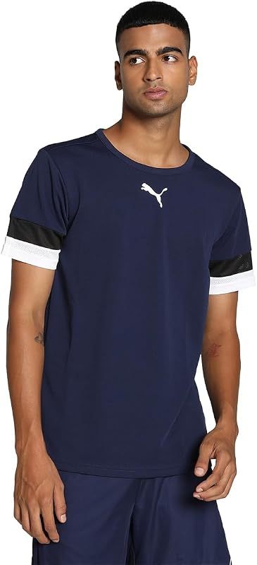 Herren Shirt, Peacoat-Puma Black-Puma White, S