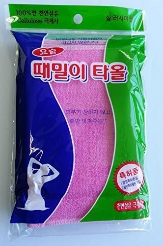 Magic Korean Beauty Towel Body Back Scrub By Jungjun Industry ???? ??????? by Magic Korean Body Back Scrub Towel