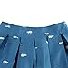 Dressever Women's Vintage A-line Printed Pleated Flared Midi Skirts Cars Medium