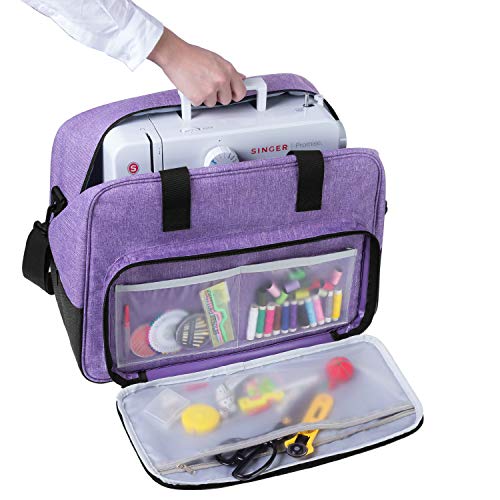 Yarwo Sewing Machine Tote Bag, Universal Portable Carrying Case with