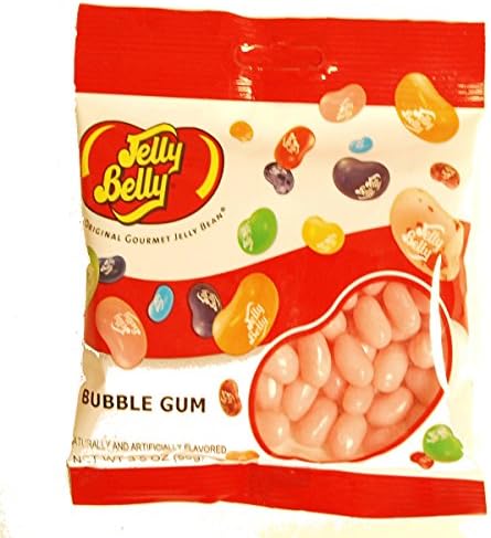 Clay Foods - Jelly Belly Jelly Beans - Summer Fun Flavors - Choose a Flavor - Bubble Gum, Cotton Candy, Hello Kitty Favorites, Popcorn, or Ice Cream Flavors (Bubble Gum)