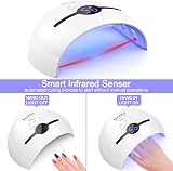 NAILGIRLS 48W UV LED Nail Lamp Gel Polish Curing Dryer 3 Timers Smart Sensor view 4