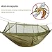 Camping Hammock, Rusee Mosquito Net Outdoor Hammock Travel Bed Lightweight Parachute Fabric Double Hammock For Indoor, Camping, Hiking, Backpacking, Backyard