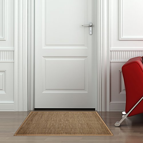 Topotdor Indoor and Outdoor Door Mat Rug Rectangular Non-Slip 18-Inch By 30-Inch Beige,gold - Thumbnail 3